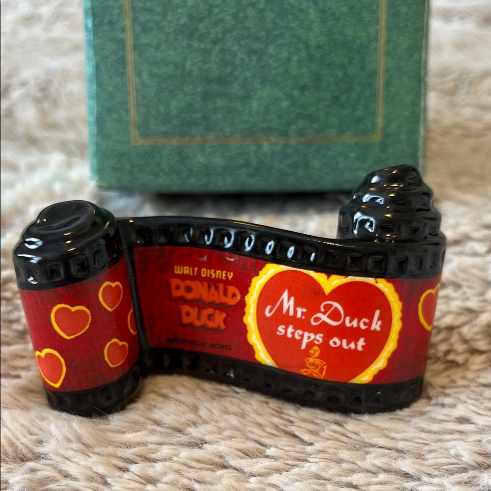 Disney Mr. Duck Steps Out Film Reel Figurine - Collectible